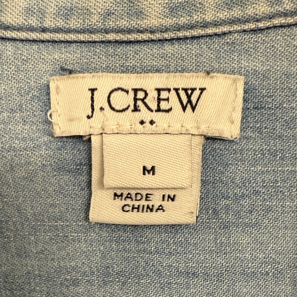J. Crew Denim Blue Casual Shirt - Picture 2 of 4